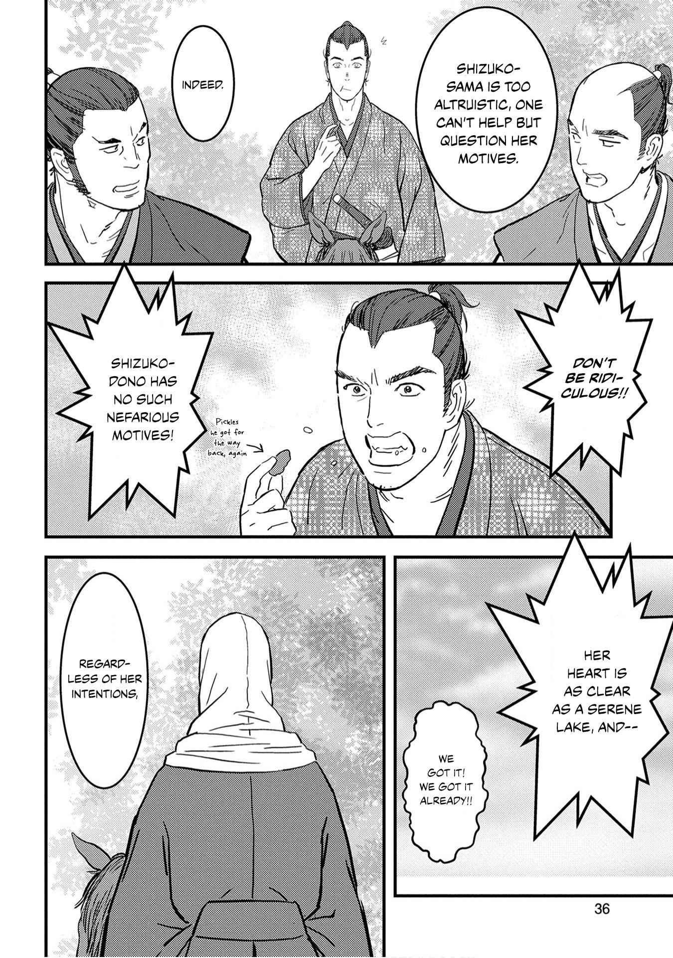 Sengoku Komachi Kuroutan: Noukou Giga Chapter 21 - Page 38
