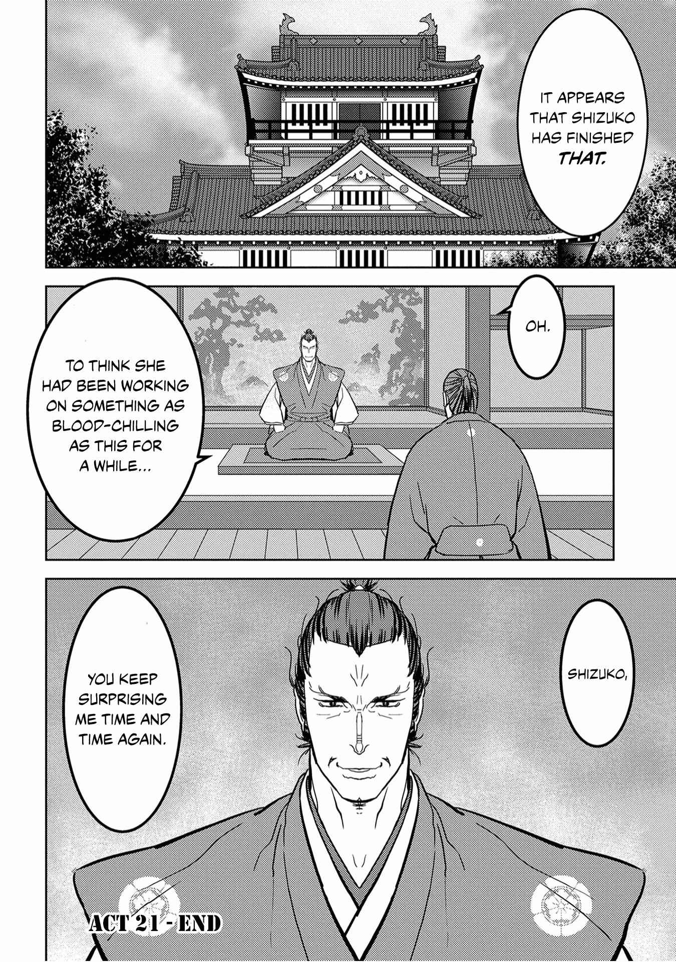 Sengoku Komachi Kuroutan: Noukou Giga Chapter 21 - Page 42