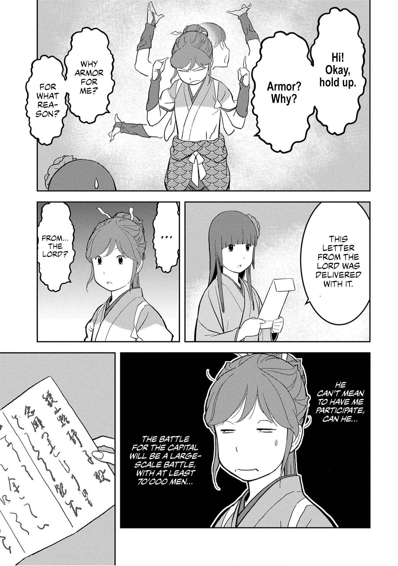 Sengoku Komachi Kuroutan: Noukou Giga Chapter 23 - Page 12