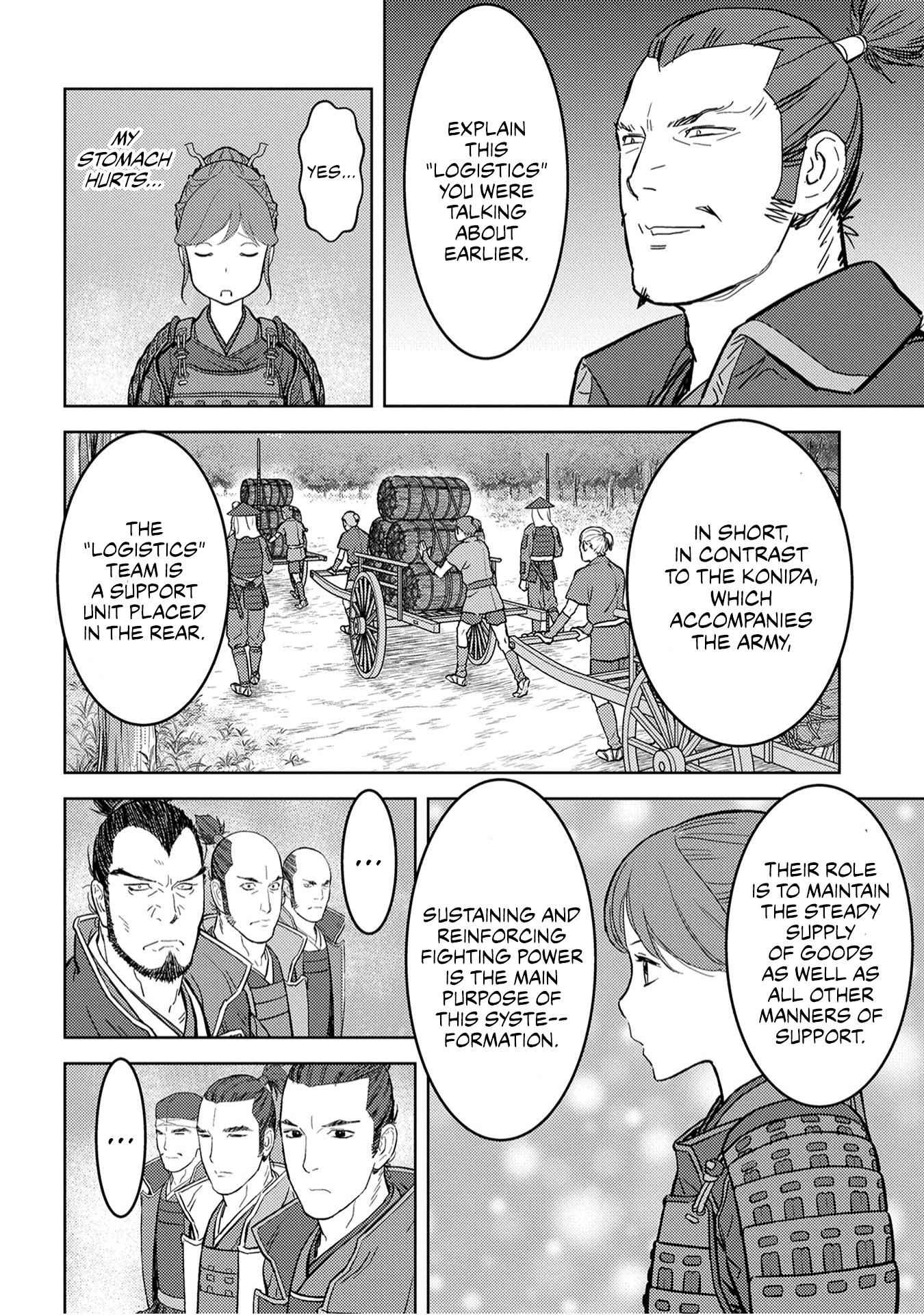 Sengoku Komachi Kuroutan: Noukou Giga Chapter 23 - Page 28