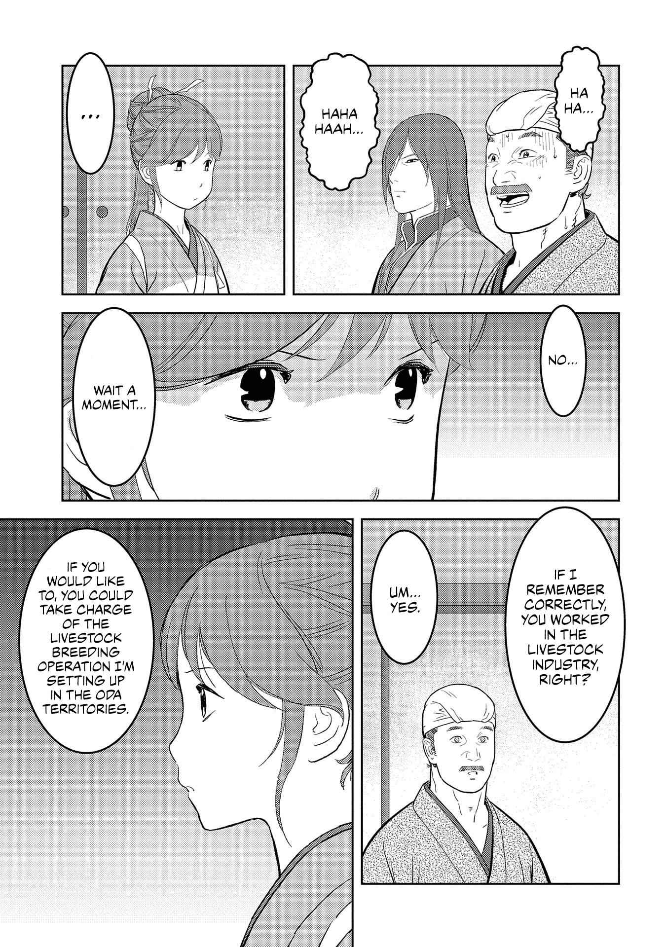 Sengoku Komachi Kuroutan: Noukou Giga Chapter 30 - Page 9