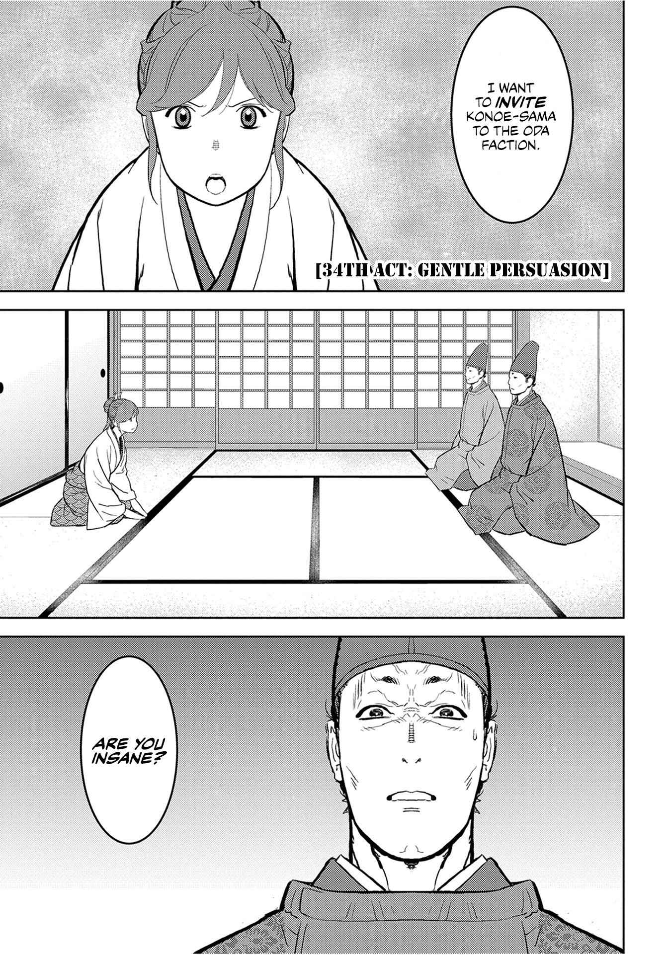 Sengoku Komachi Kuroutan: Noukou Giga Chapter 34 - Page 2
