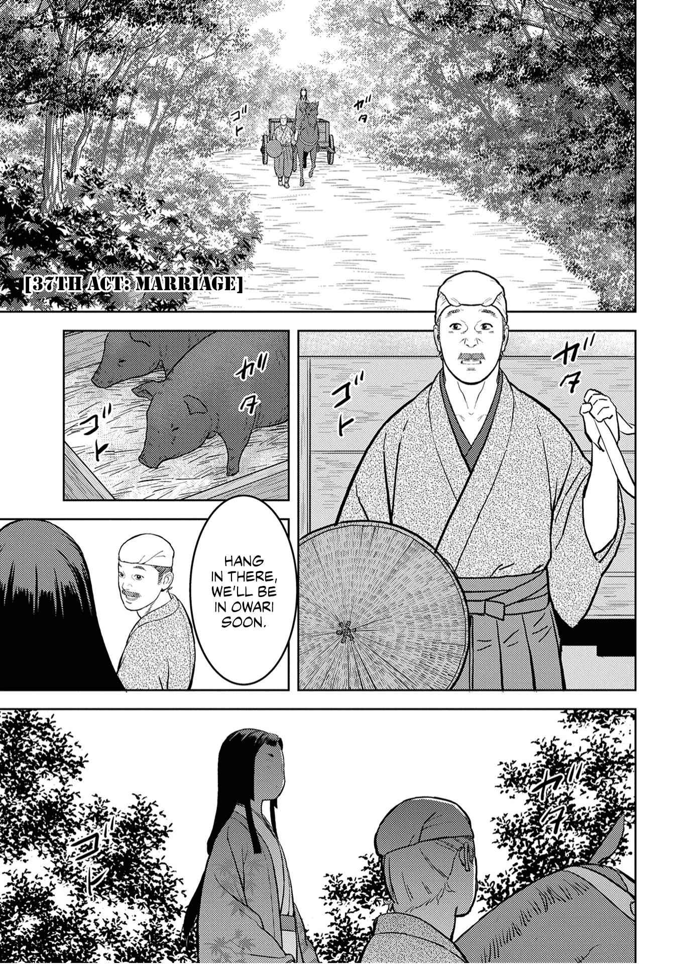 Sengoku Komachi Kuroutan: Noukou Giga Chapter 37 - Page 2