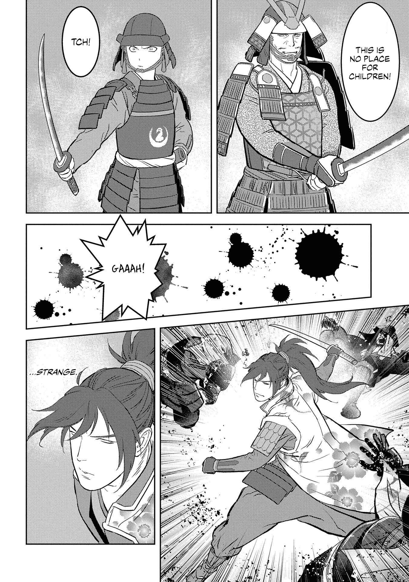 Sengoku Komachi Kuroutan: Noukou Giga Chapter 39 - Page 24