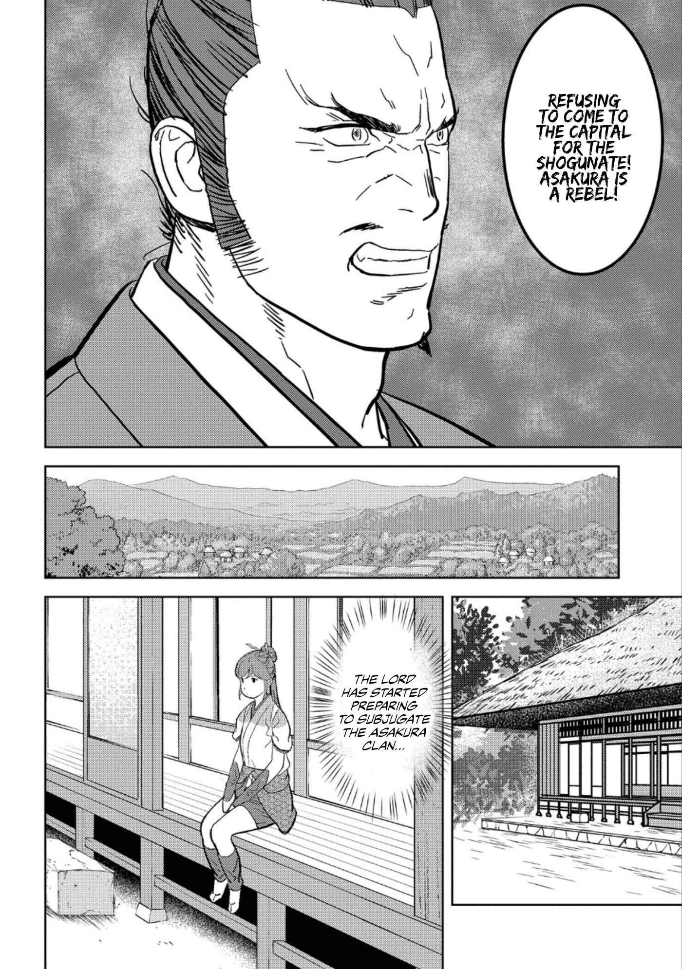 Sengoku Komachi Kuroutan: Noukou Giga Chapter 42 - Page 9