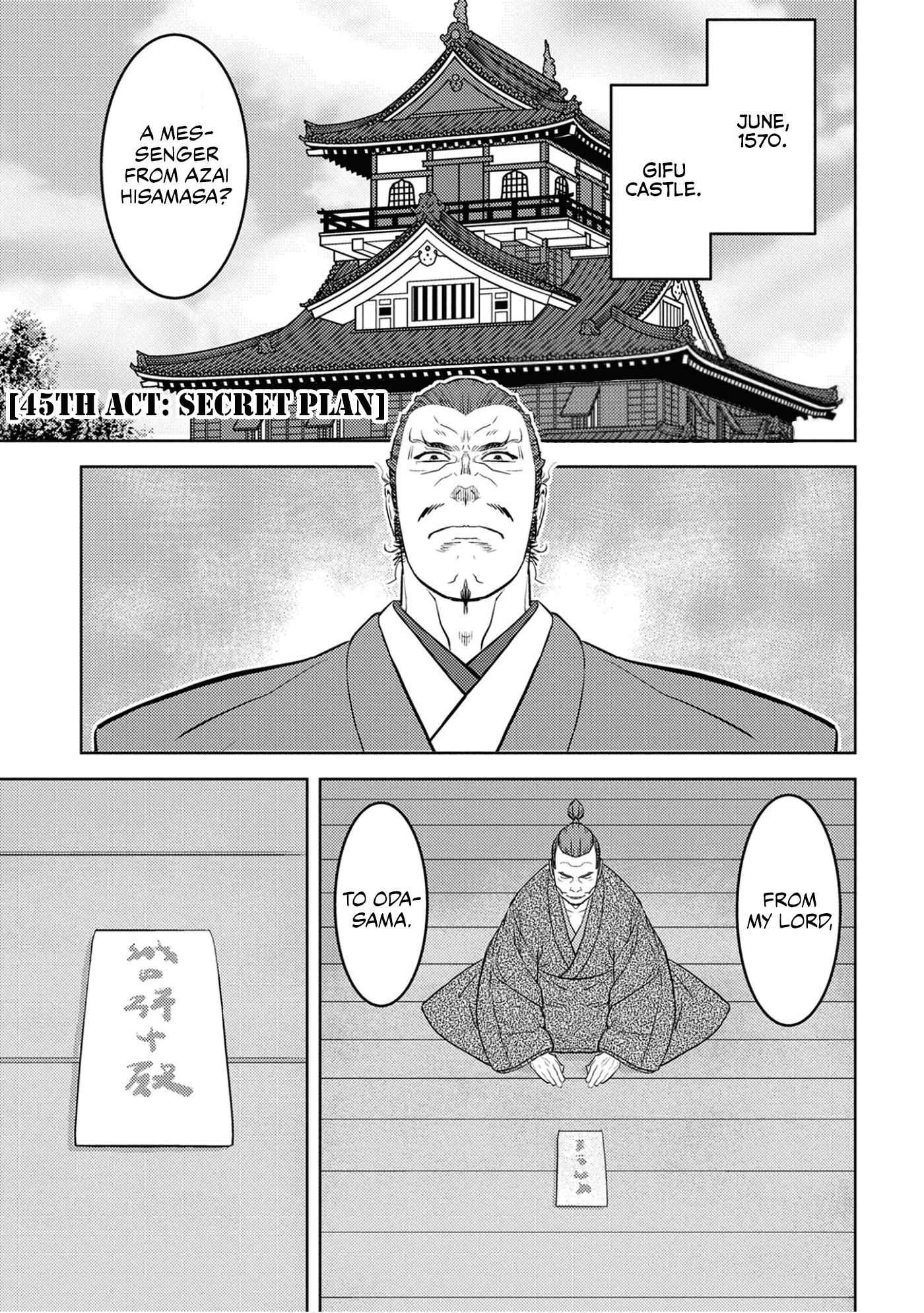 Sengoku Komachi Kuroutan: Noukou Giga Chapter 45 - Page 2