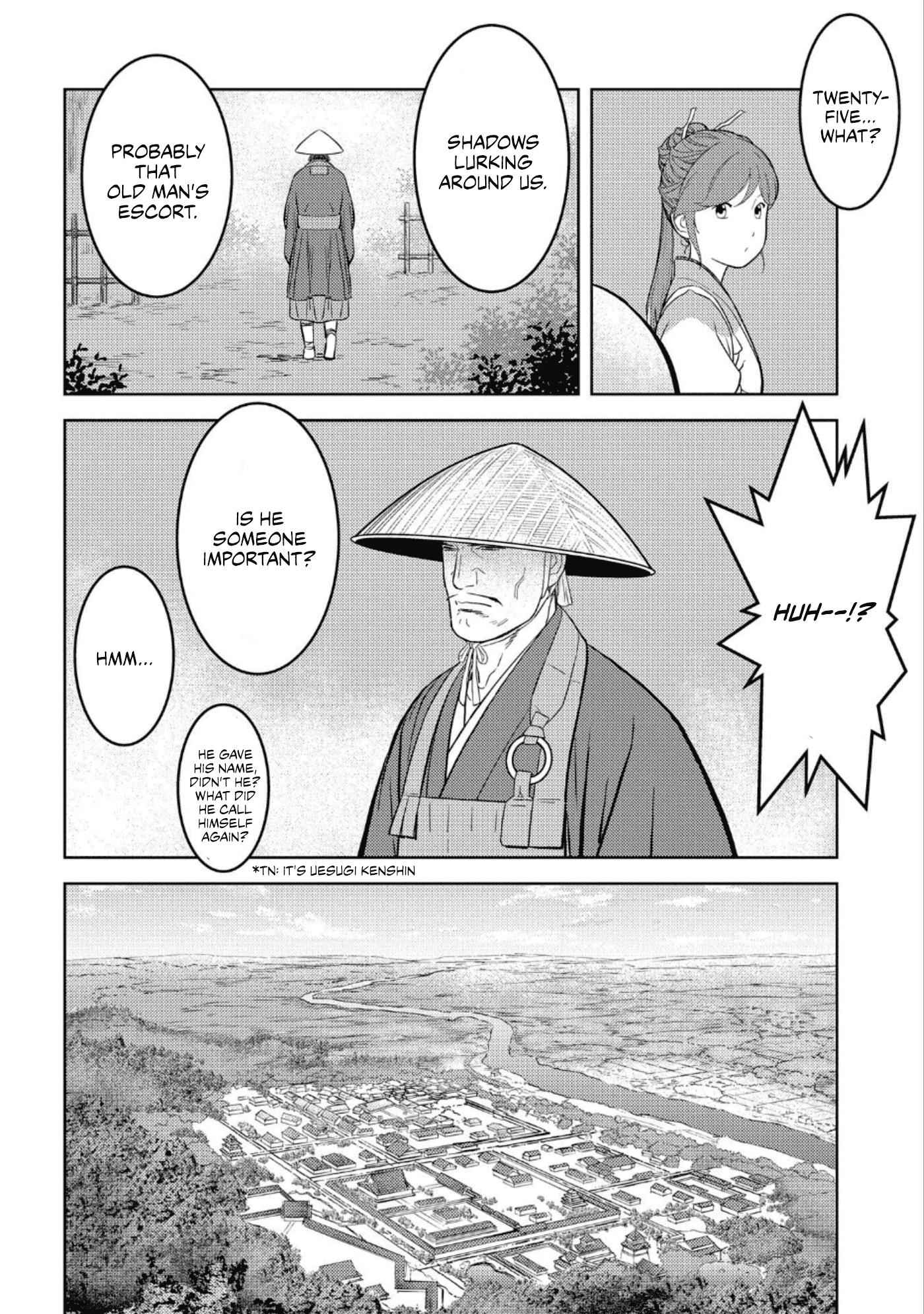 Sengoku Komachi Kuroutan: Noukou Giga Chapter 47 - Page 9