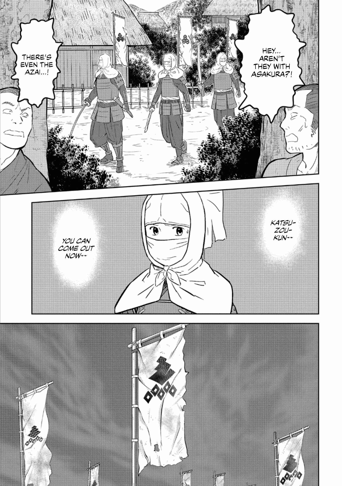 Sengoku Komachi Kuroutan: Noukou Giga Chapter 48 - Page 12