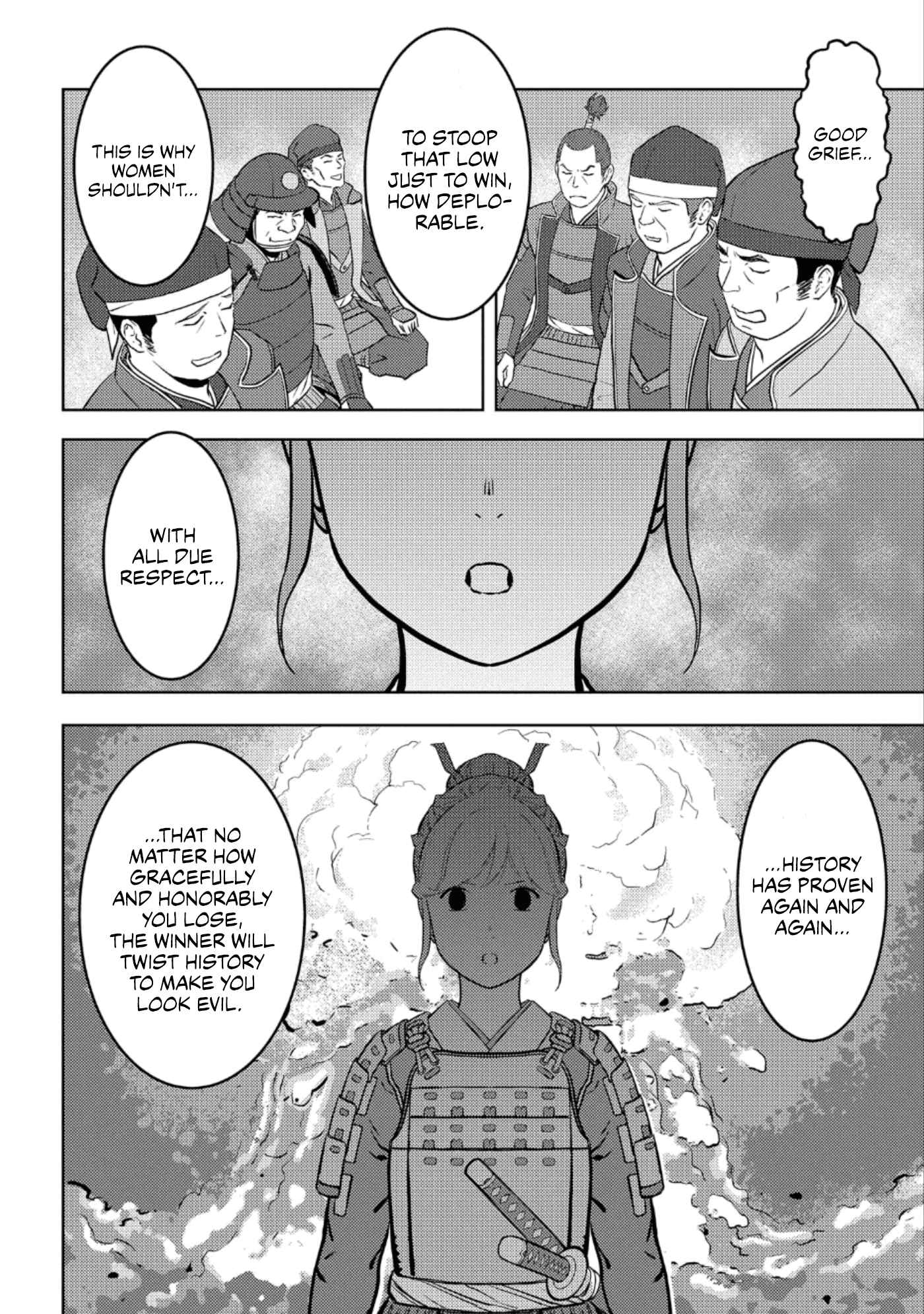 Sengoku Komachi Kuroutan: Noukou Giga Chapter 48 - Page 21
