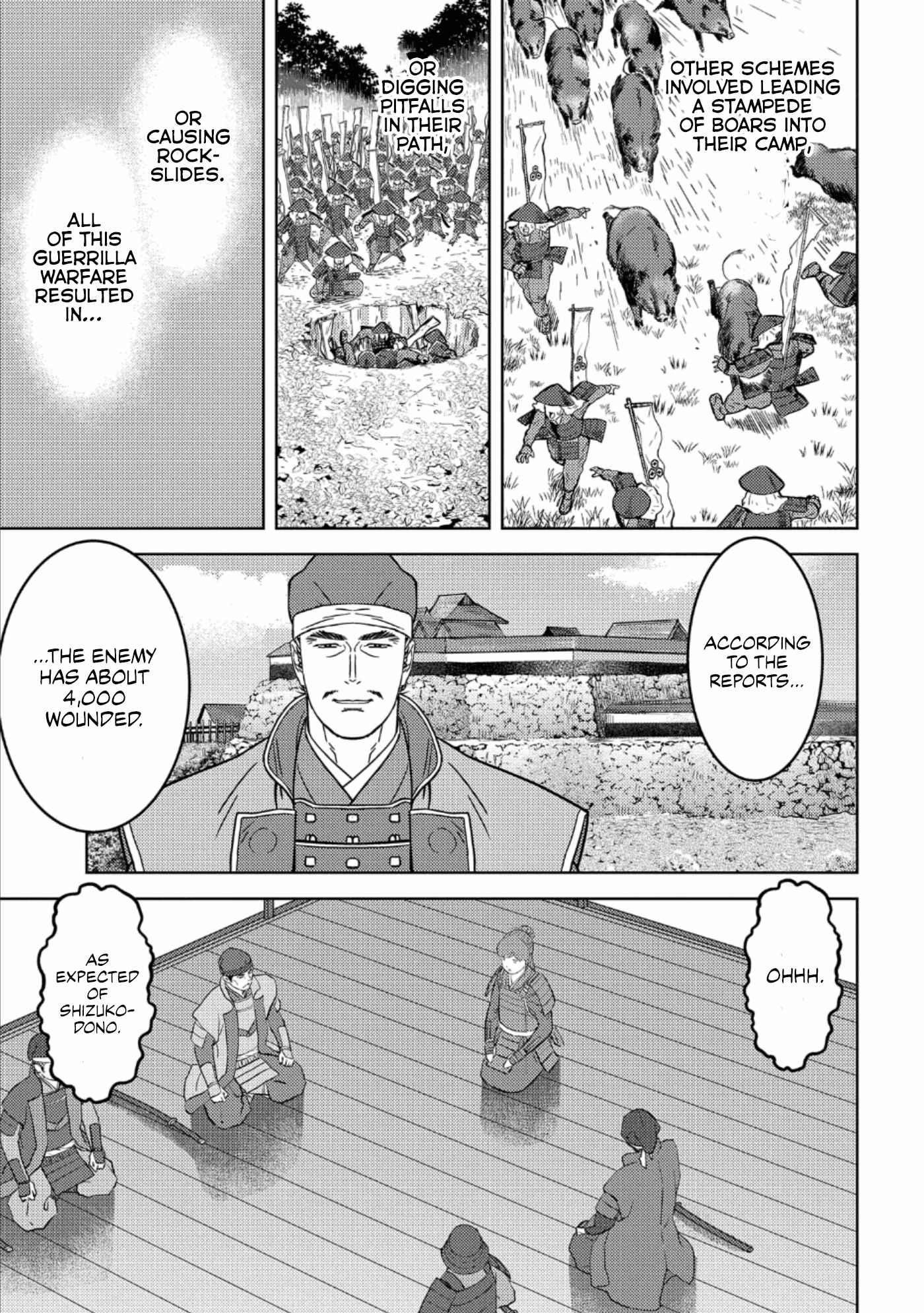 Sengoku Komachi Kuroutan: Noukou Giga Chapter 48 - Page 32