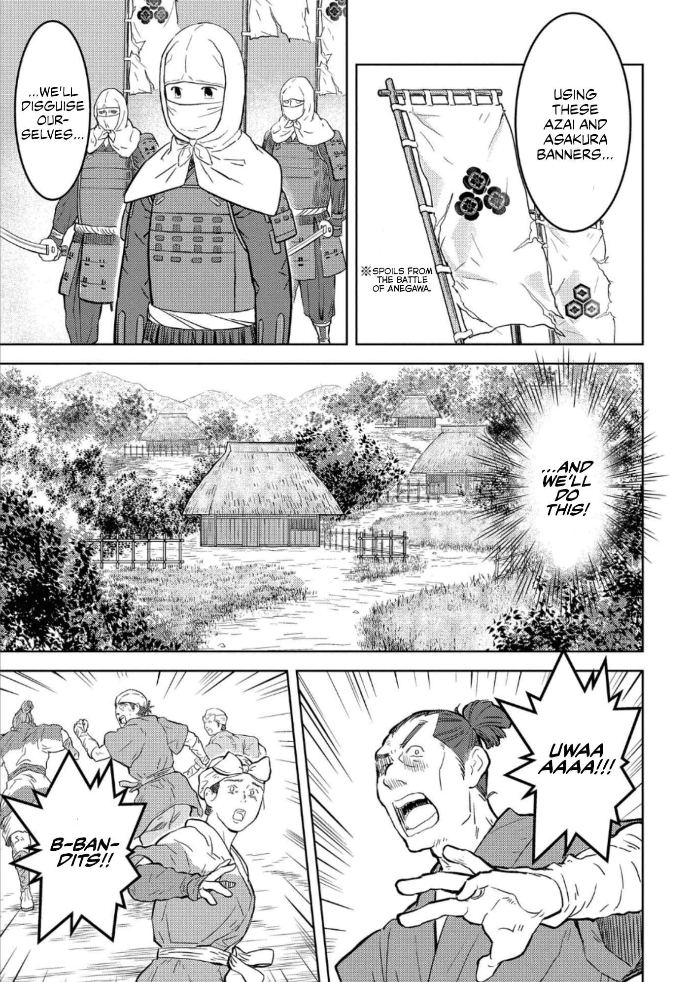 Sengoku Komachi Kuroutan: Noukou Giga Chapter 48 - Page 10