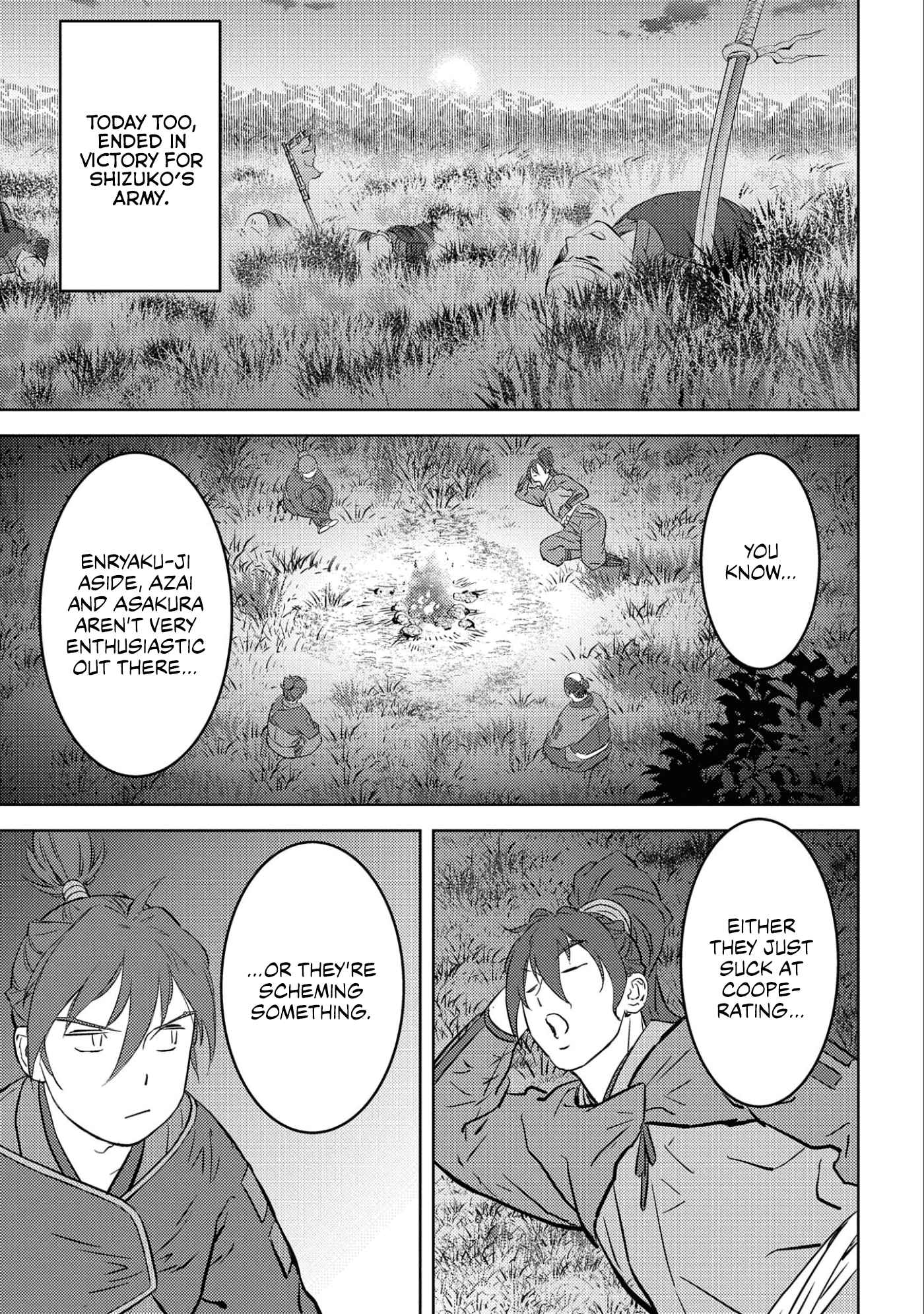 Sengoku Komachi Kuroutan: Noukou Giga Chapter 50 - Page 22