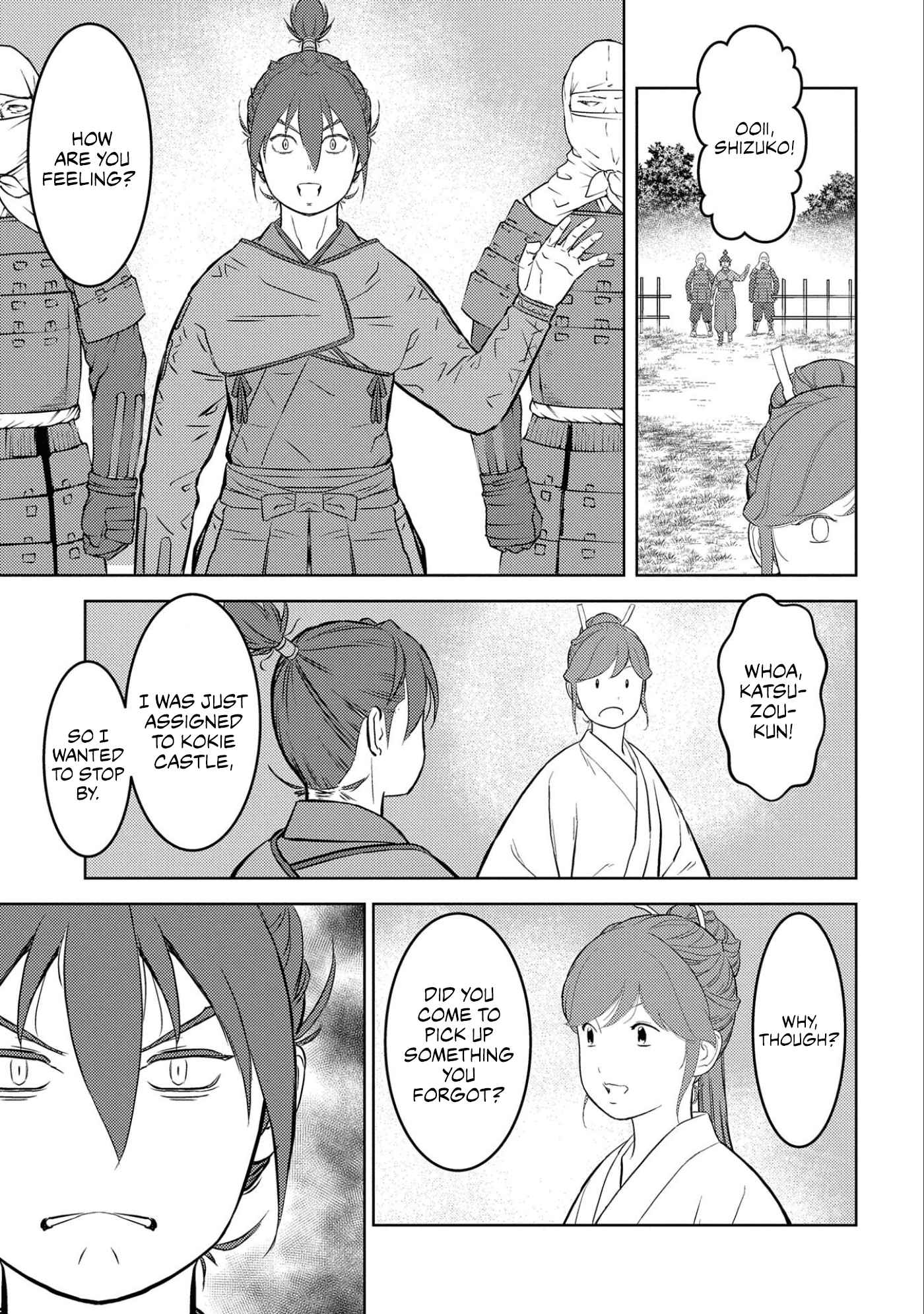 Sengoku Komachi Kuroutan: Noukou Giga Chapter 53 - Page 28