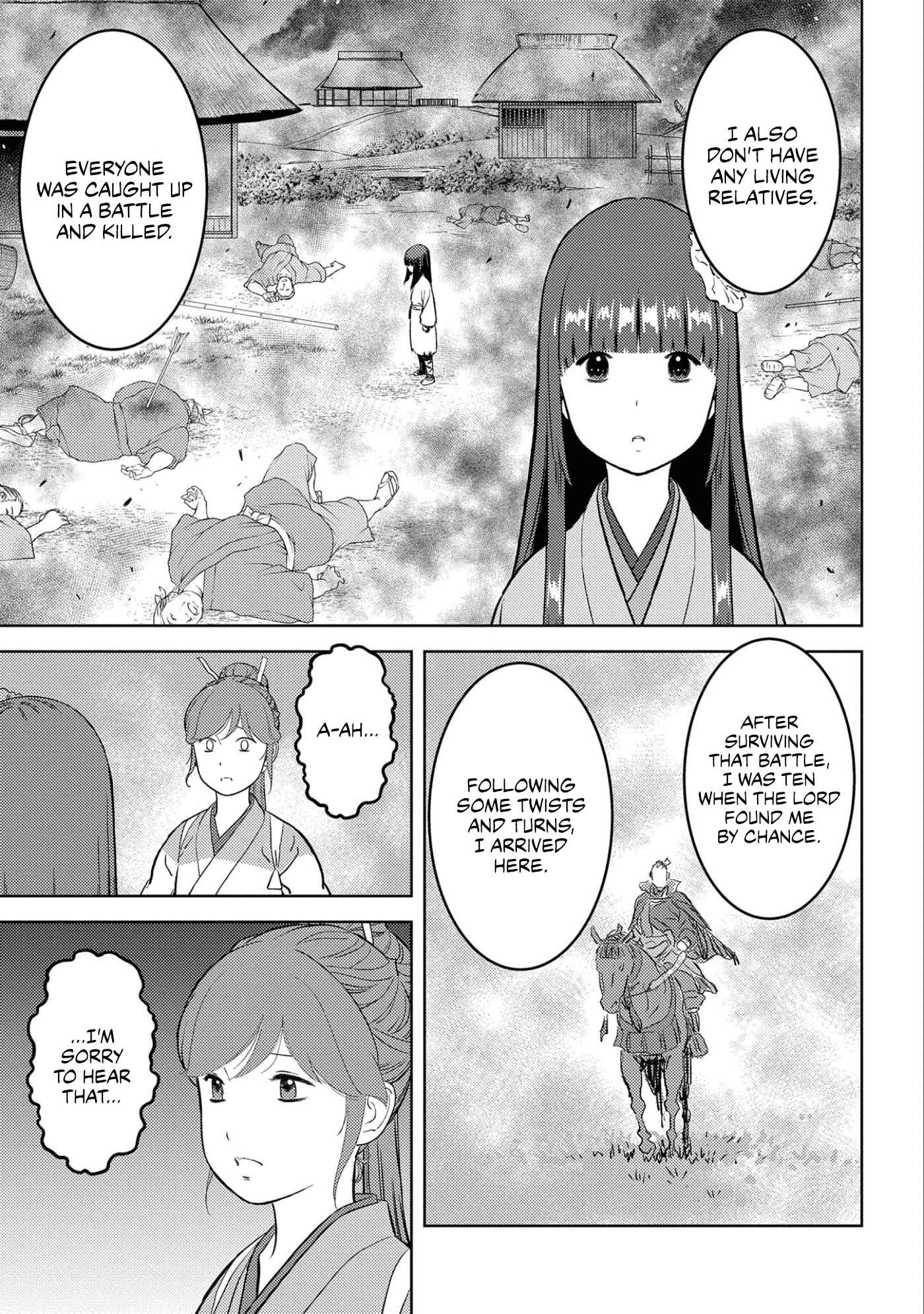 Sengoku Komachi Kuroutan: Noukou Giga Chapter 58 - Page 27