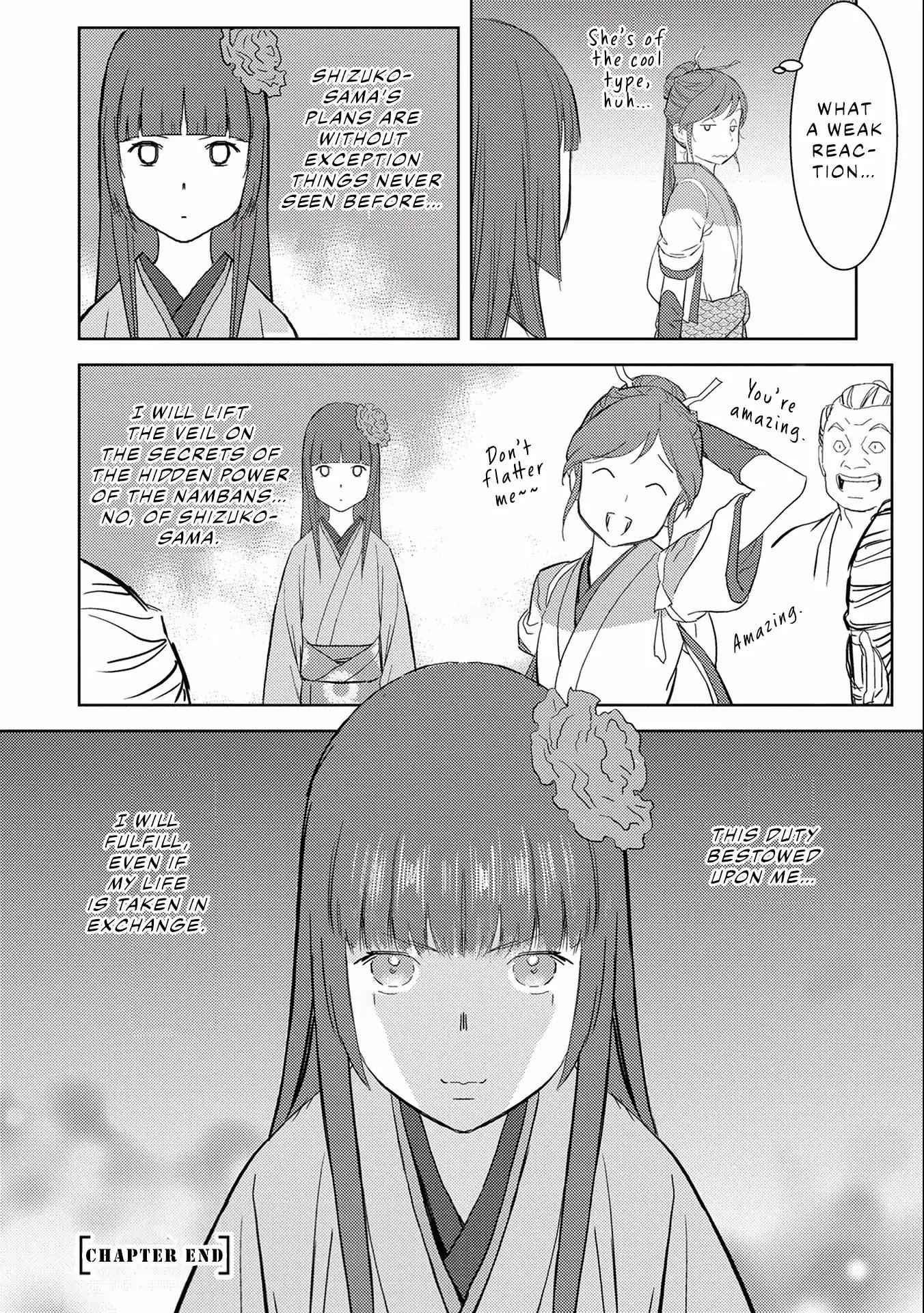Sengoku Komachi Kuroutan: Noukou Giga Chapter 6 - Page 36