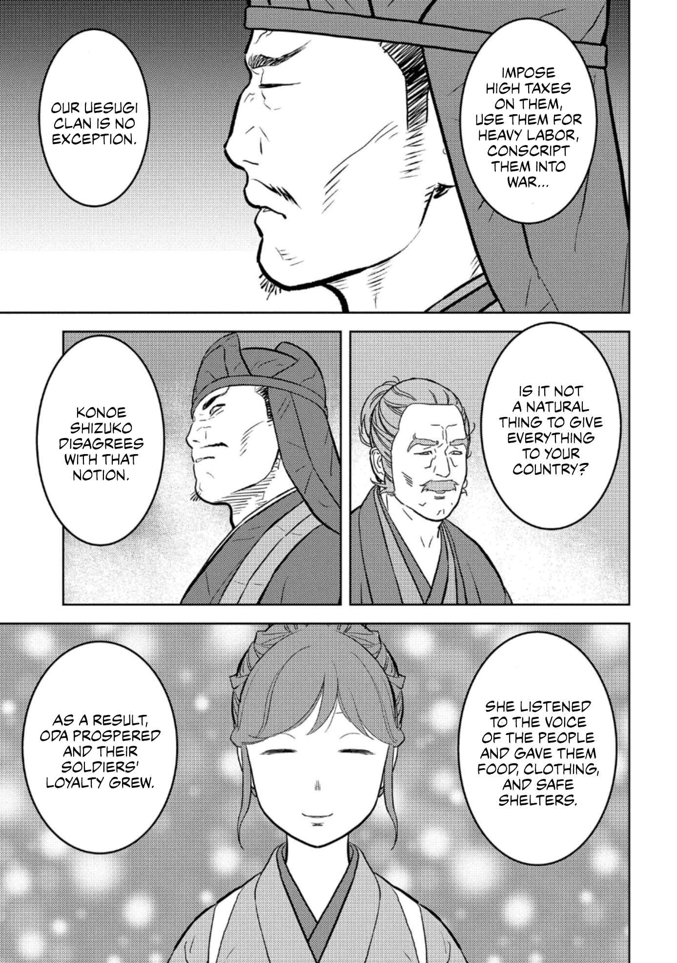 Sengoku Komachi Kuroutan: Noukou Giga Chapter 60 - Page 26