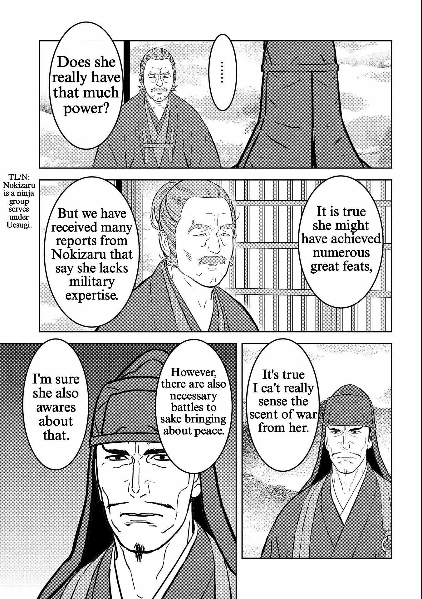 Sengoku Komachi Kuroutan: Noukou Giga Chapter 69 - Page 9