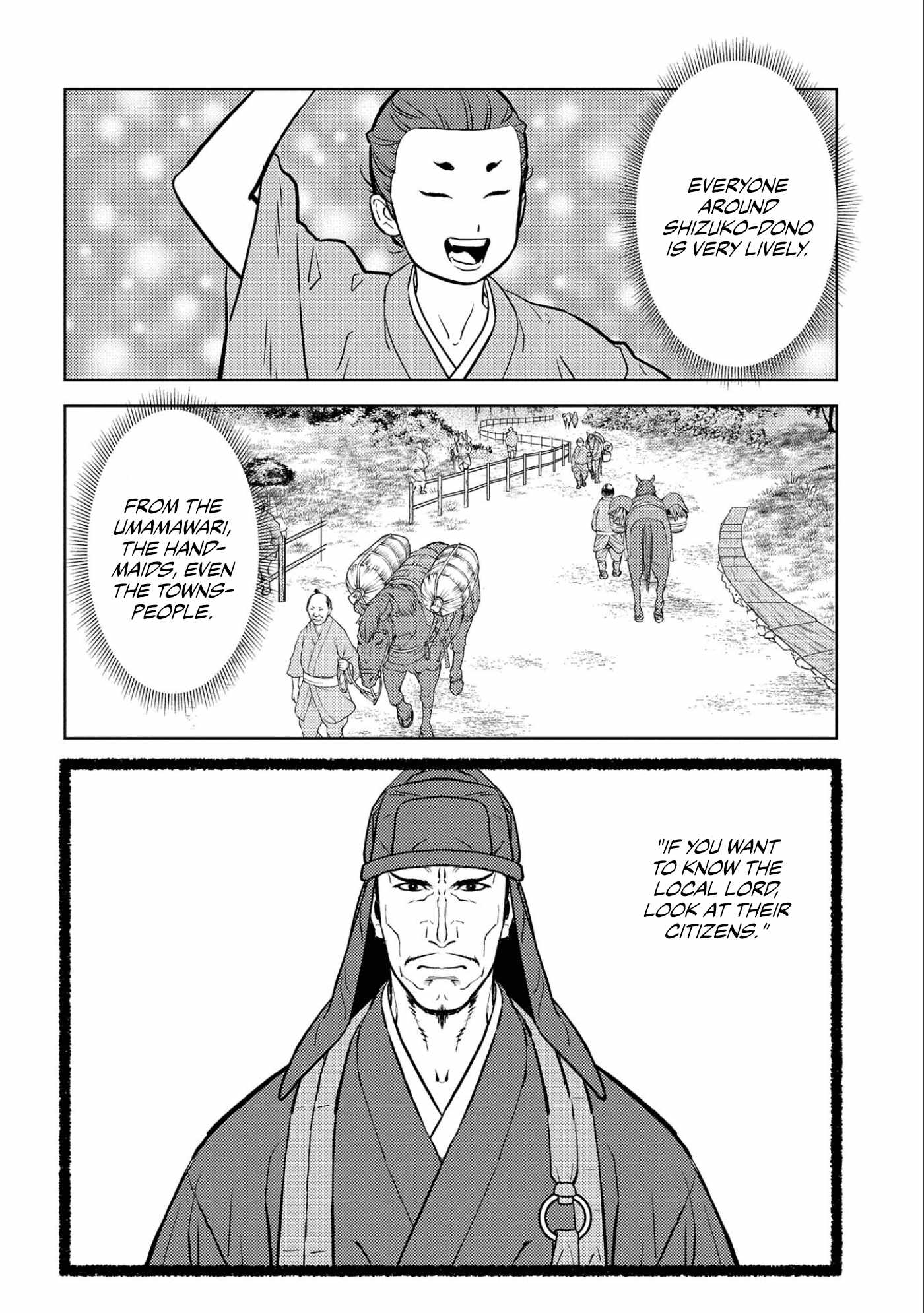 Sengoku Komachi Kuroutan: Noukou Giga Chapter 71 - Page 34