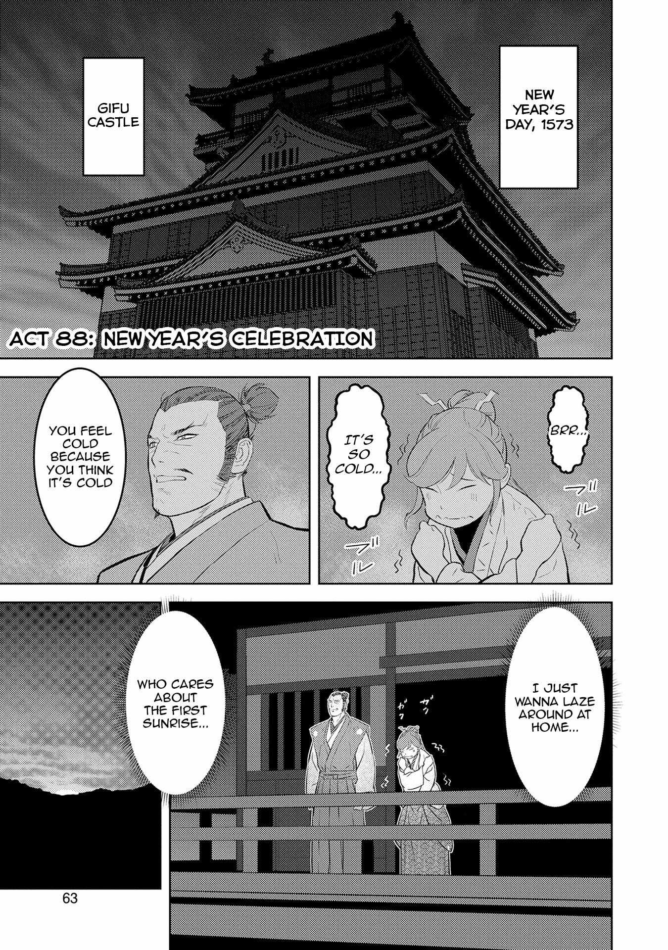 Sengoku Komachi Kuroutan: Noukou Giga Chapter 88 - Page 2