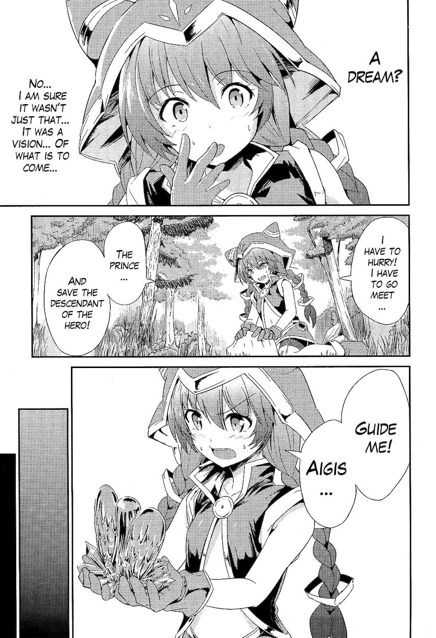 Sennen Sensou Aigis – Eiyuu no Kizuna Chapter 1 - Page 24