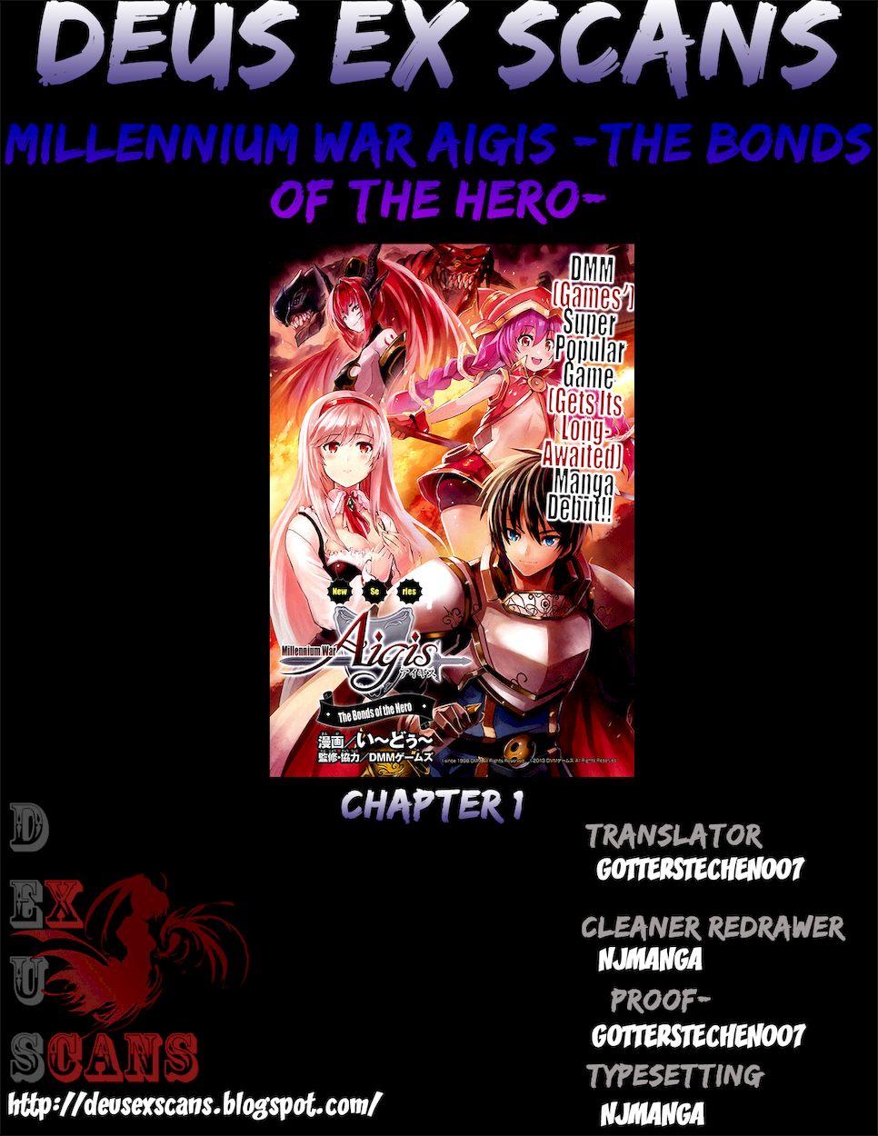 Sennen Sensou Aigis – Eiyuu no Kizuna Chapter 1 - Page 36