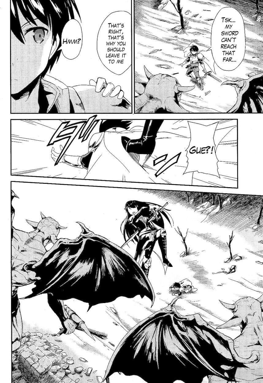 Sennen Sensou Aigis – Eiyuu no Kizuna Chapter 1 - Page 9