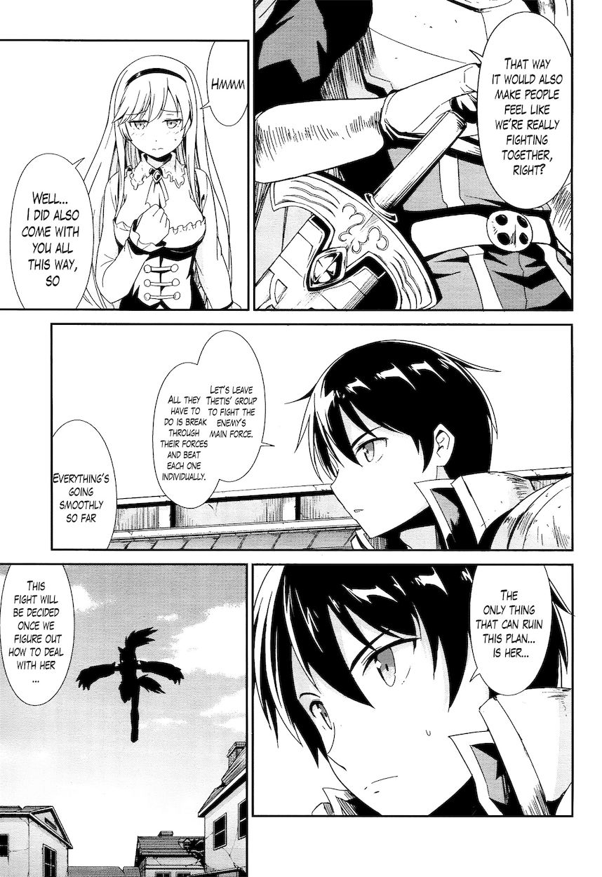 Sennen Sensou Aigis – Eiyuu no Kizuna Chapter 15 - Page 24