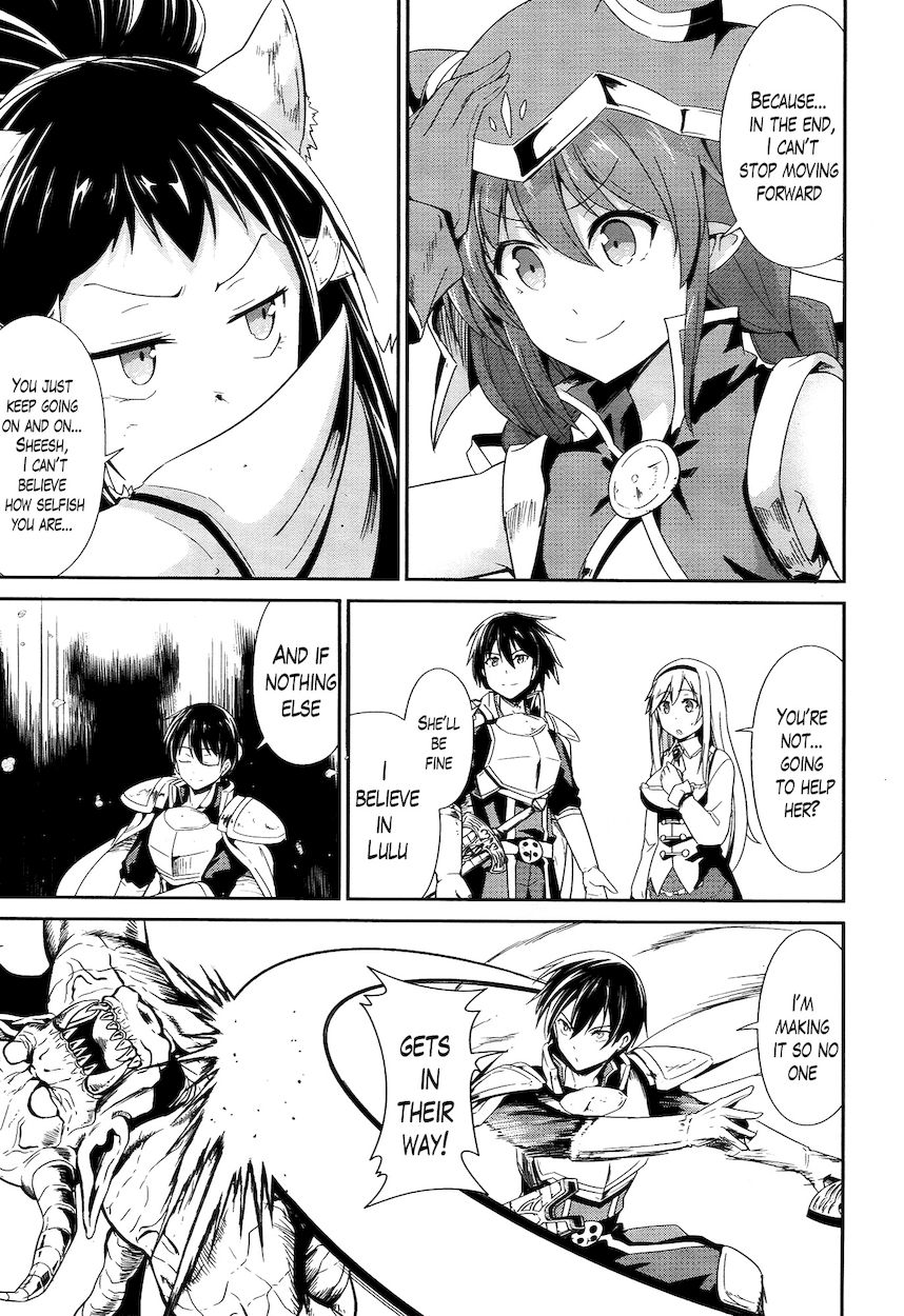 Sennen Sensou Aigis – Eiyuu no Kizuna Chapter 17 - Page 28