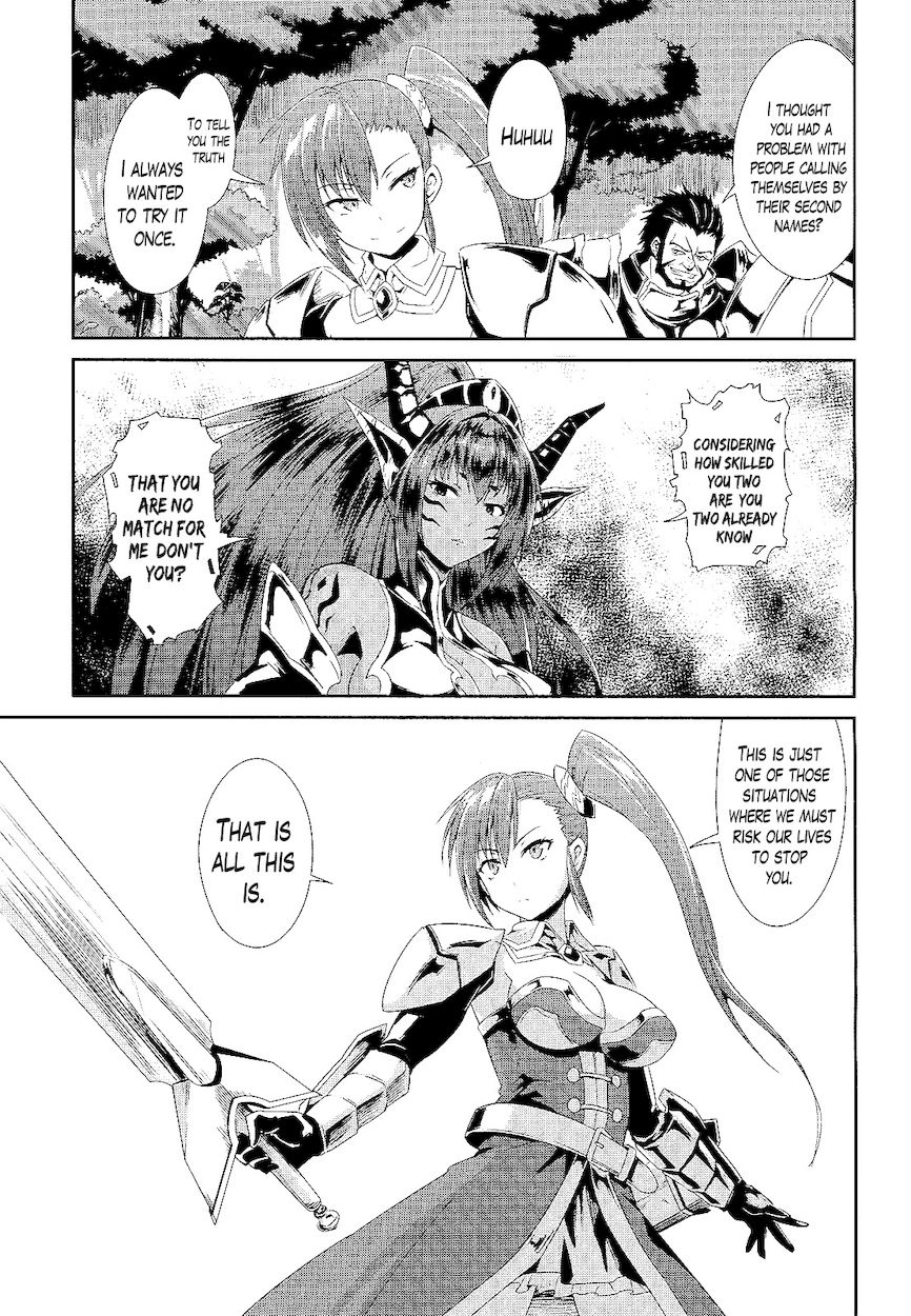Sennen Sensou Aigis – Eiyuu no Kizuna Chapter 2 - Page 22