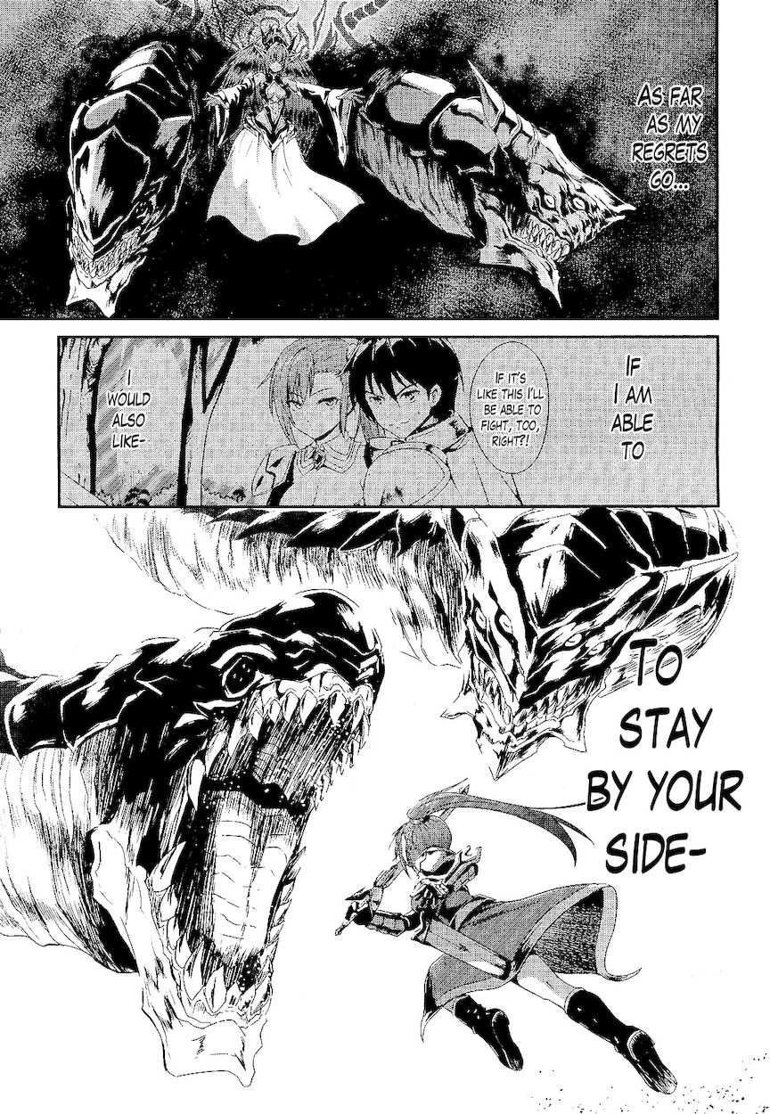 Sennen Sensou Aigis – Eiyuu no Kizuna Chapter 2 - Page 24