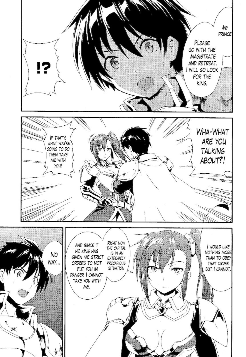 Sennen Sensou Aigis – Eiyuu no Kizuna Chapter 2 - Page 8