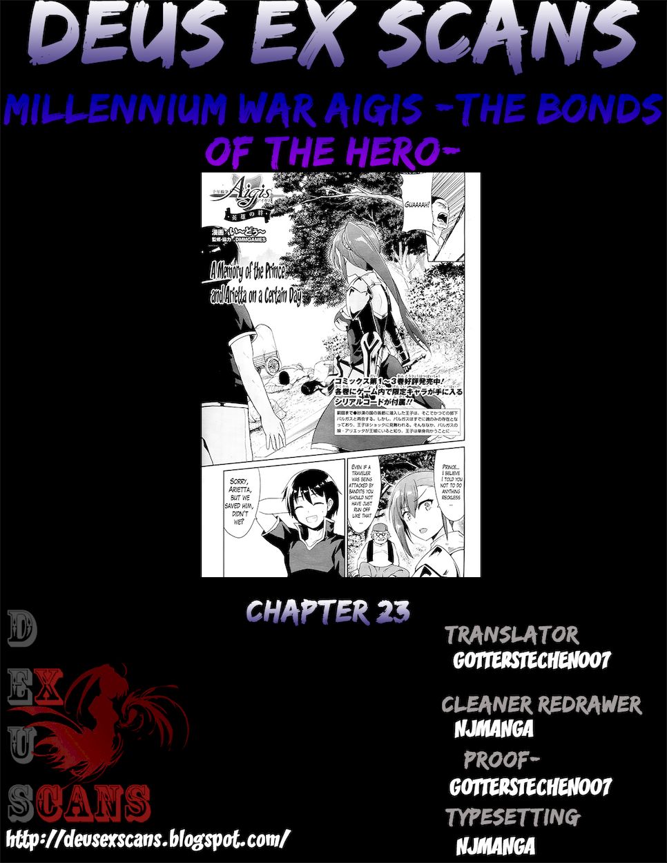 Sennen Sensou Aigis – Eiyuu no Kizuna Chapter 23 - Page 31