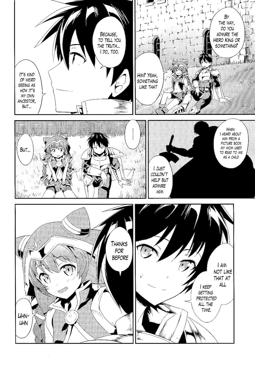 Sennen Sensou Aigis – Eiyuu no Kizuna Chapter 3 - Page 14