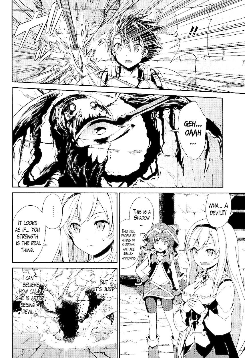 Sennen Sensou Aigis – Eiyuu no Kizuna Chapter 3 - Page 6