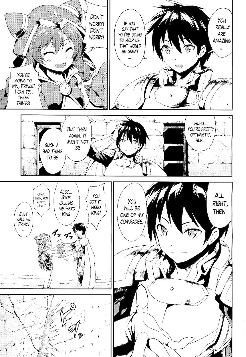 Sennen Sensou Aigis – Eiyuu no Kizuna Chapter 3 - Page 7