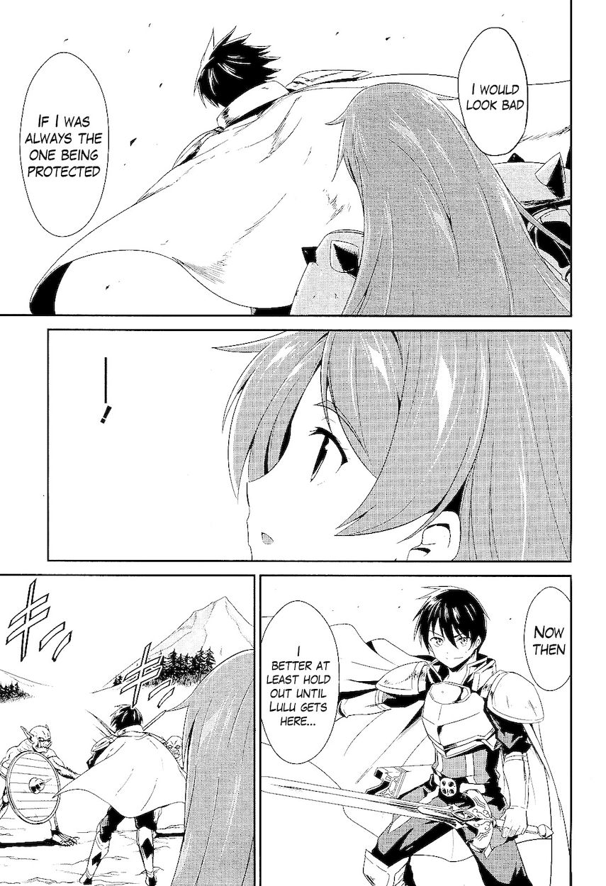 Sennen Sensou Aigis – Eiyuu no Kizuna Chapter 4 - Page 25