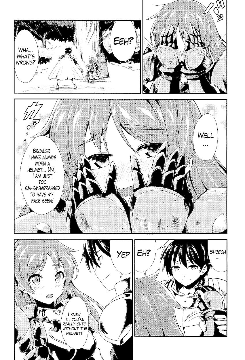Sennen Sensou Aigis – Eiyuu no Kizuna Chapter 4 - Page 32