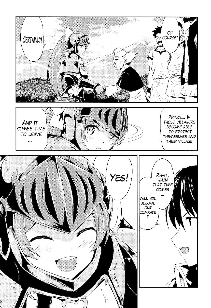Sennen Sensou Aigis – Eiyuu no Kizuna Chapter 4 - Page 35