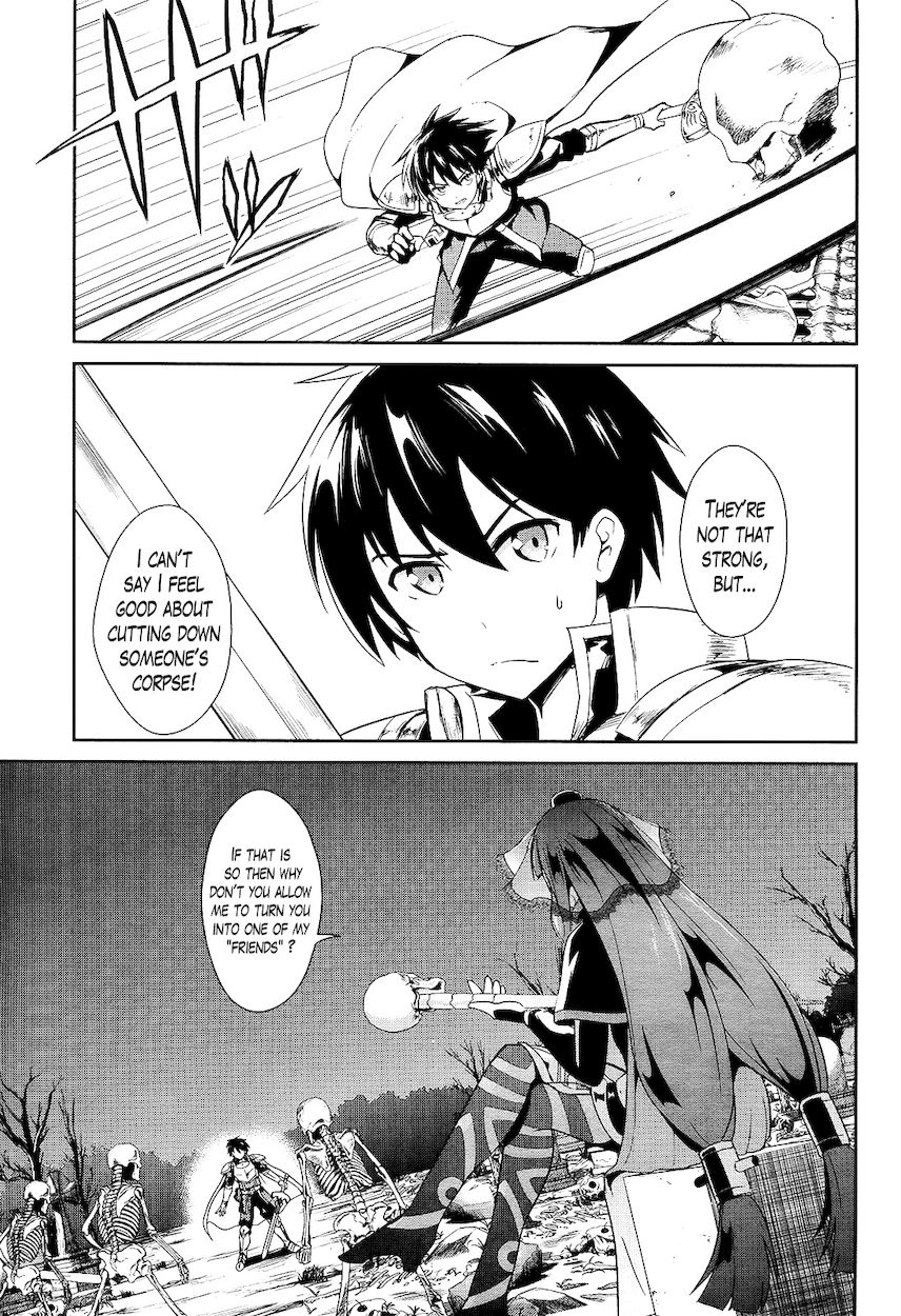 Sennen Sensou Aigis – Eiyuu no Kizuna Chapter 5 - Page 9