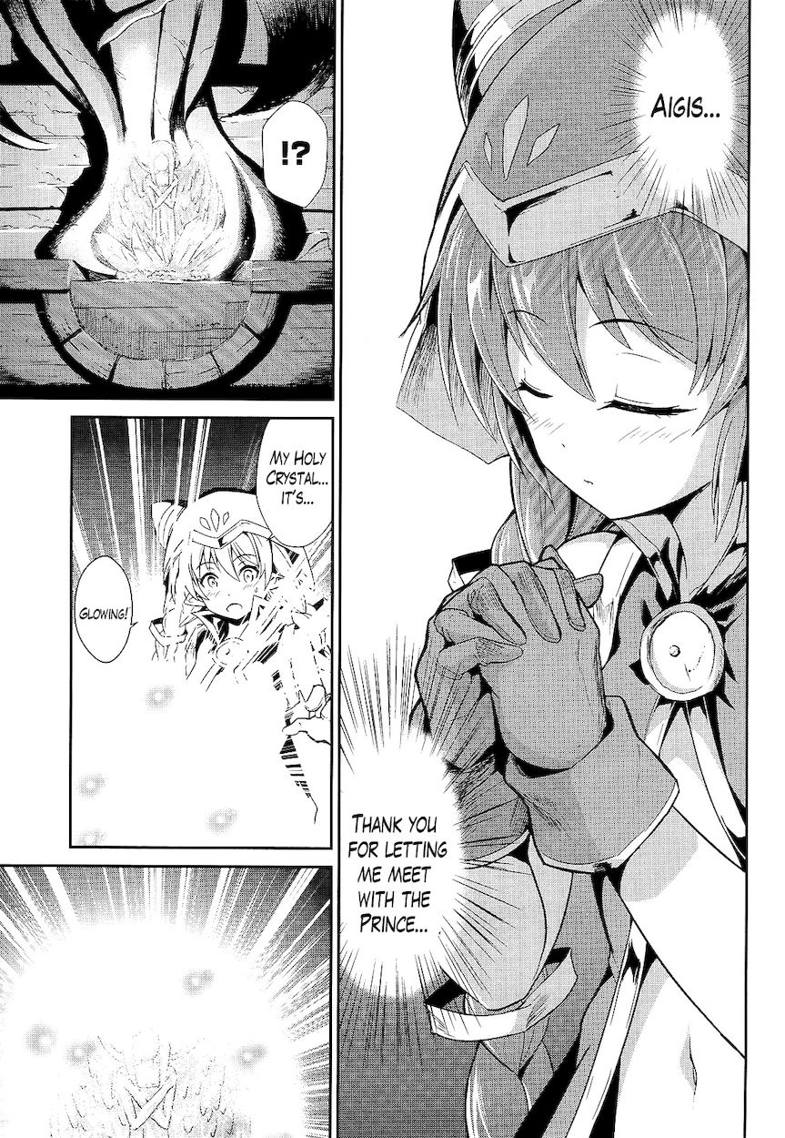 Sennen Sensou Aigis – Eiyuu no Kizuna Chapter 6 - Page 13