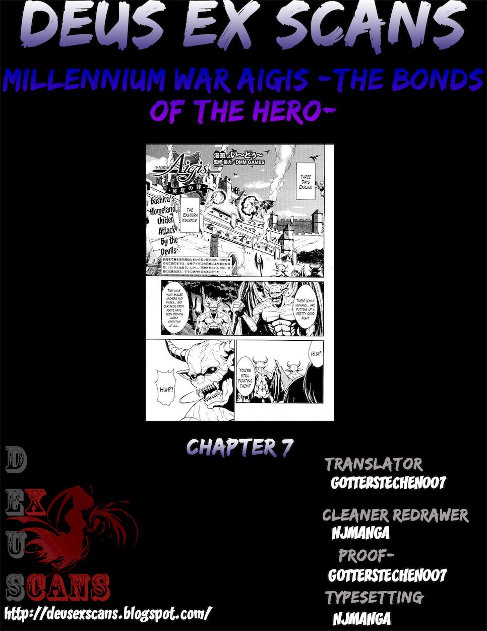 Sennen Sensou Aigis – Eiyuu no Kizuna Chapter 7 - Page 32