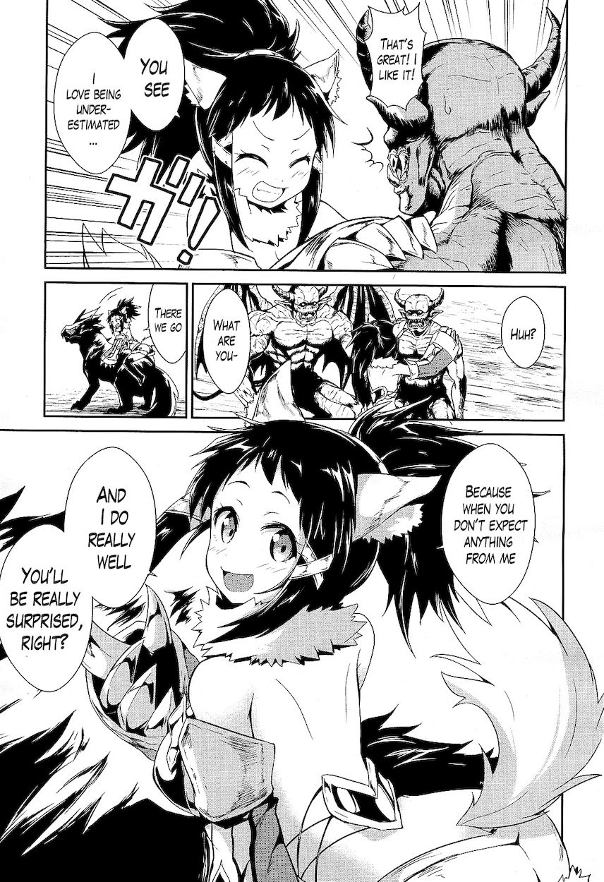 Sennen Sensou Aigis – Eiyuu no Kizuna Chapter 7 - Page 5