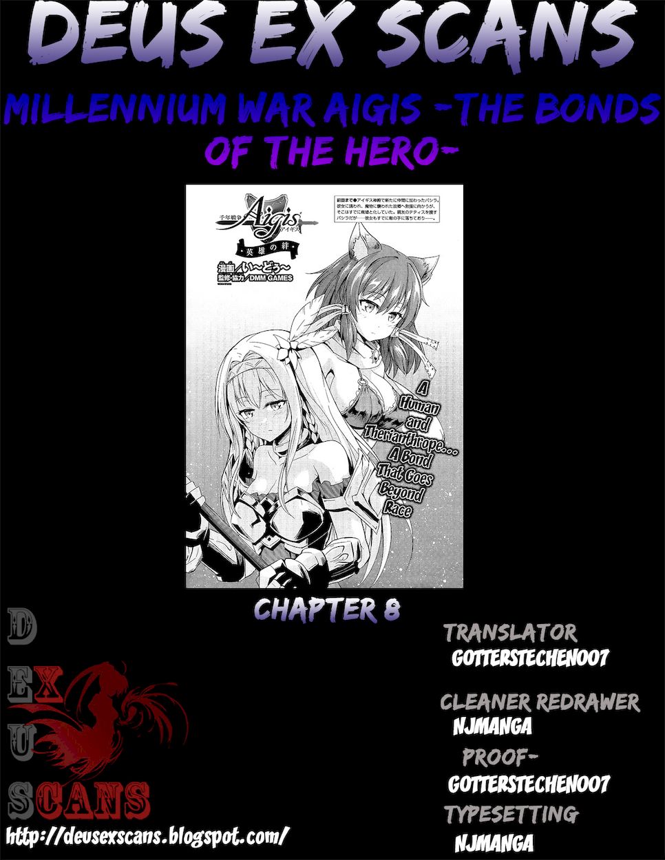 Sennen Sensou Aigis – Eiyuu no Kizuna Chapter 8 - Page 35