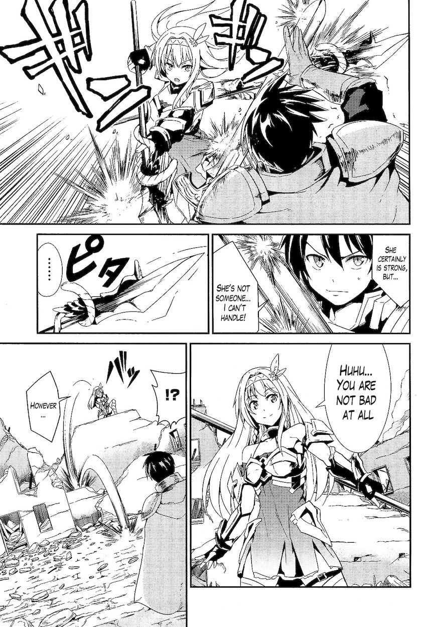 Sennen Sensou Aigis – Eiyuu no Kizuna Chapter 8 - Page 5