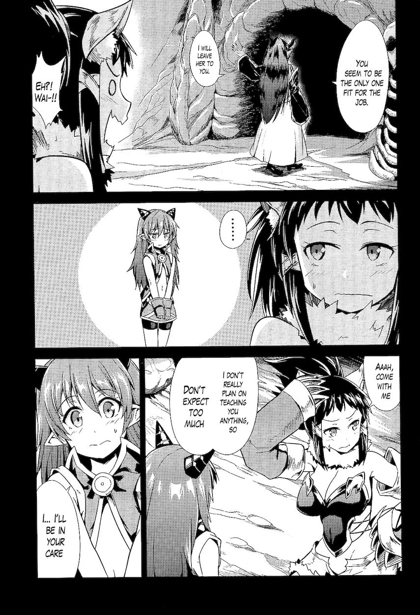 Sennen Sensou Aigis – Eiyuu no Kizuna Chapter 9 - Page 21