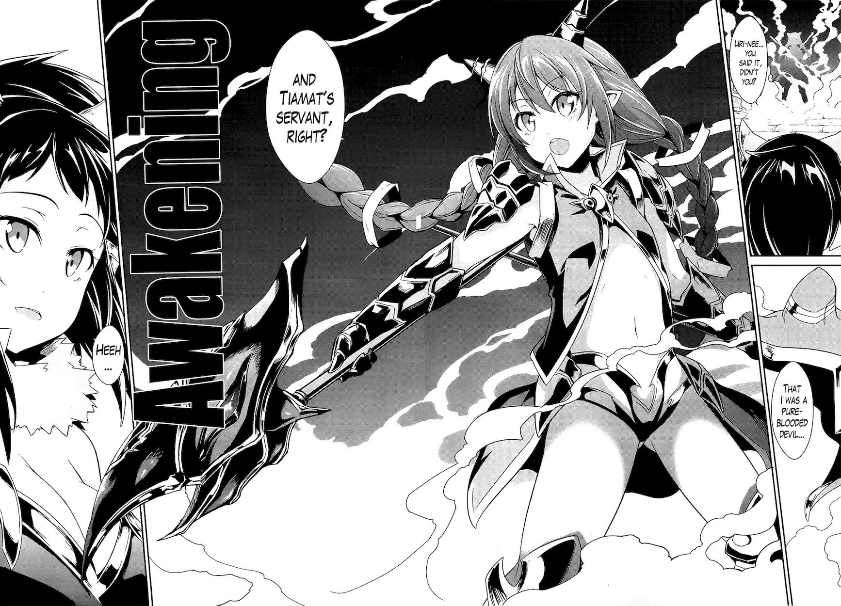 Sennen Sensou Aigis – Eiyuu no Kizuna Chapter 9 - Page 34