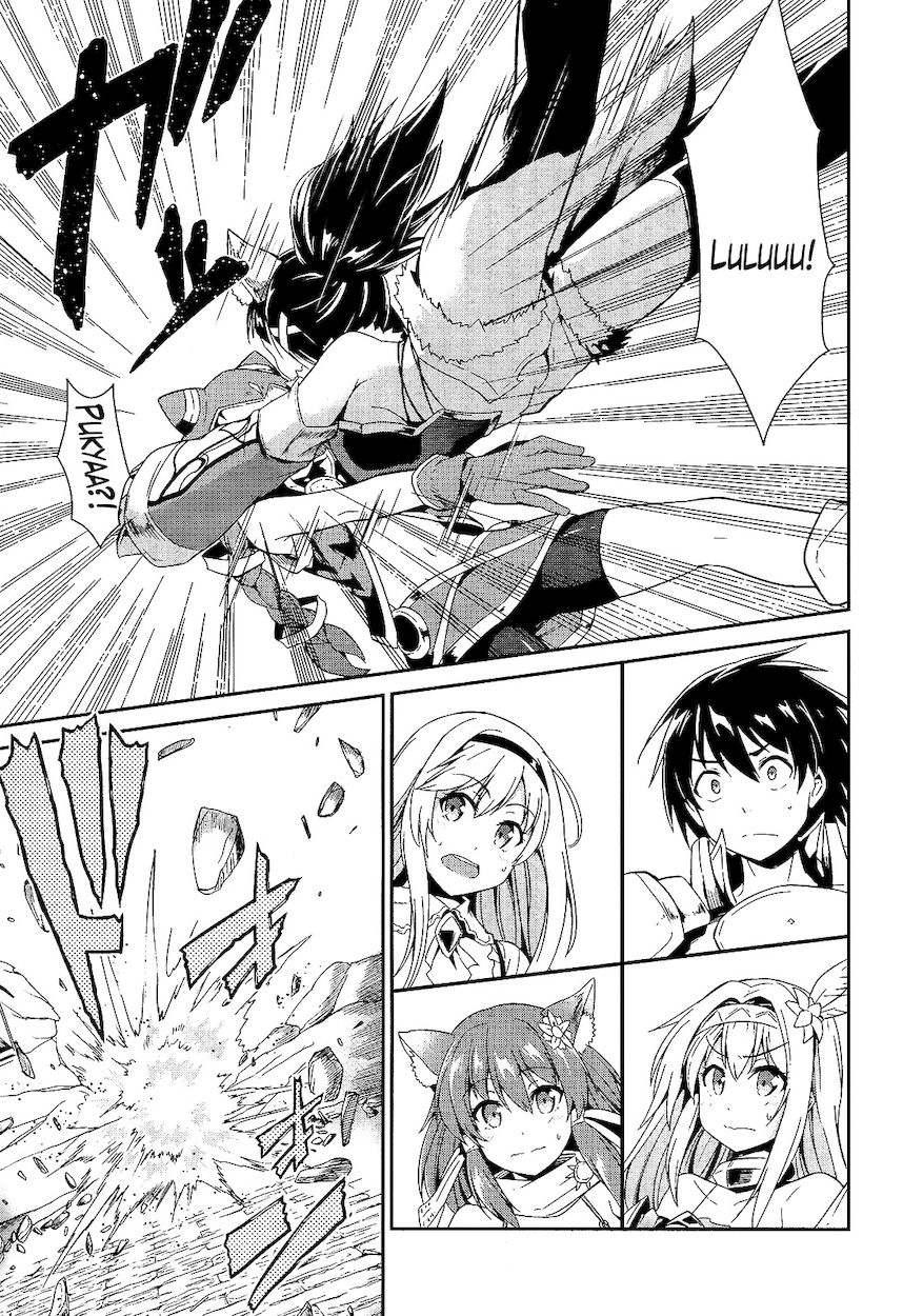 Sennen Sensou Aigis – Eiyuu no Kizuna Chapter 9 - Page 7