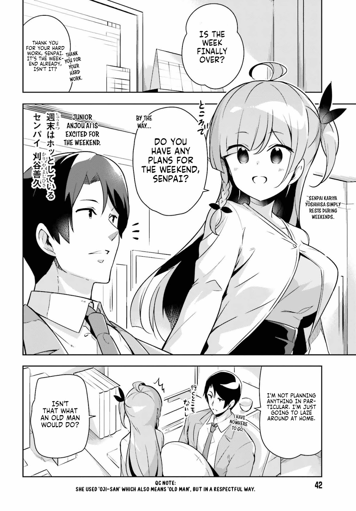 Senpai! Let’s Have an Office Romance Chapter 11.1 - Page 3