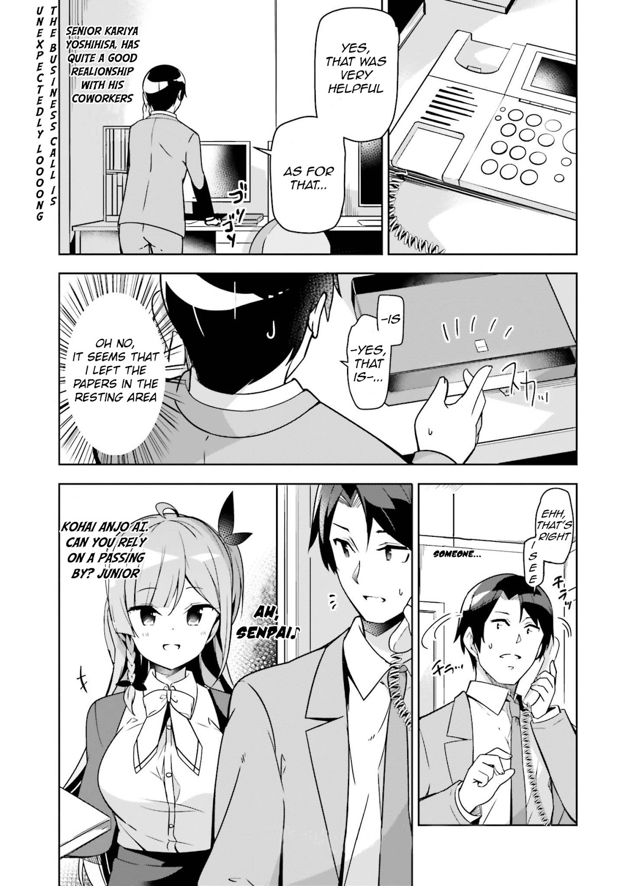 Senpai! Let’s Have an Office Romance Chapter 5.1 - Page 2