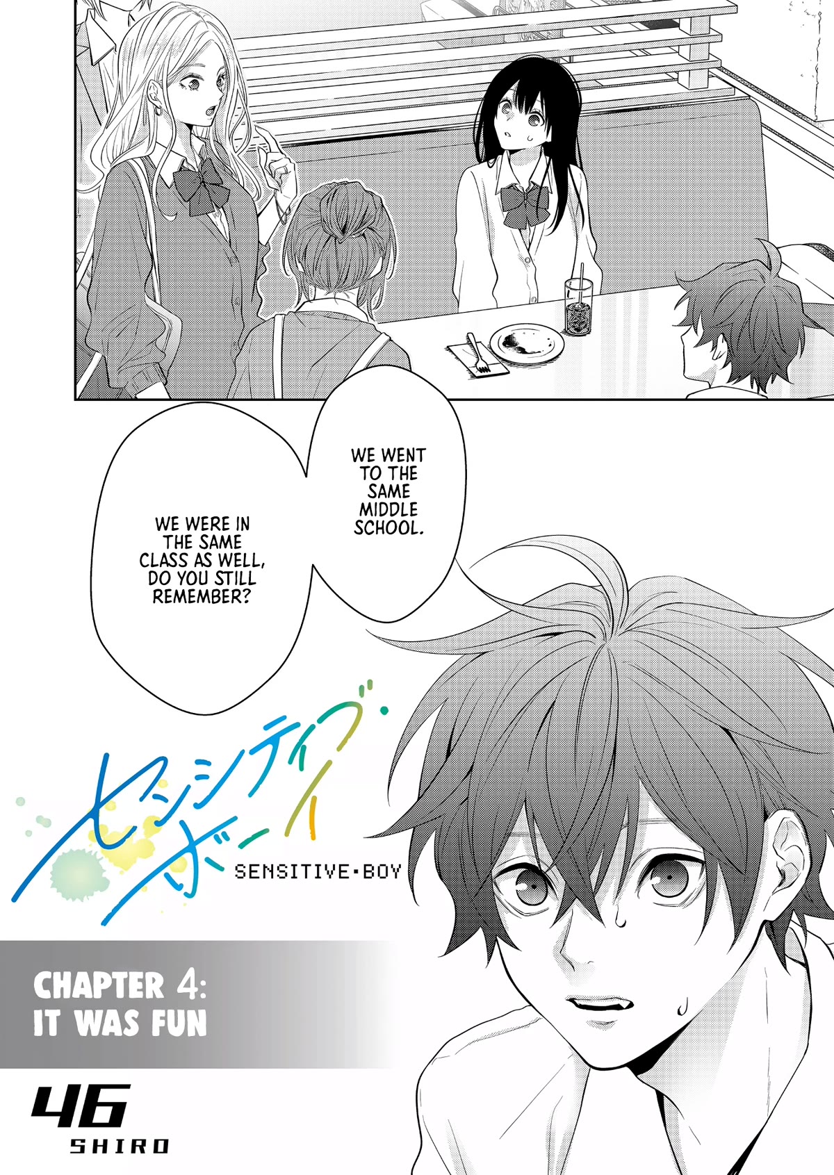 Sensitive Boy Chapter 4 - Page 1